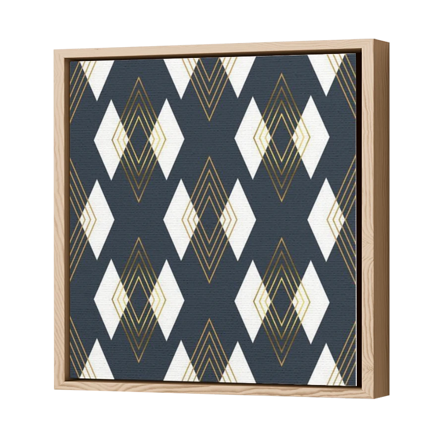 Thumbnail for Canvas - Wood Grain Floating Frame