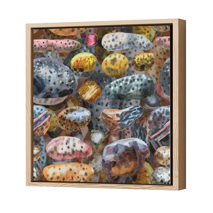 Thumbnail for Canvas - Wood Grain Floating Frame