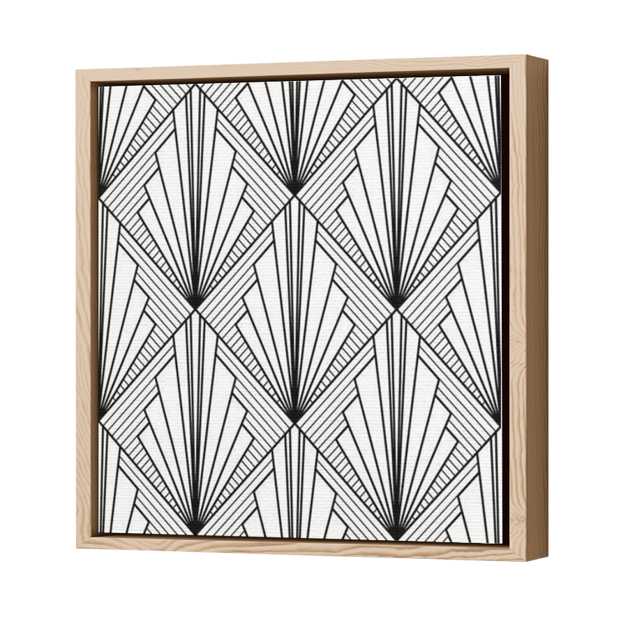 Thumbnail for Canvas - Wood Grain Floating Frame