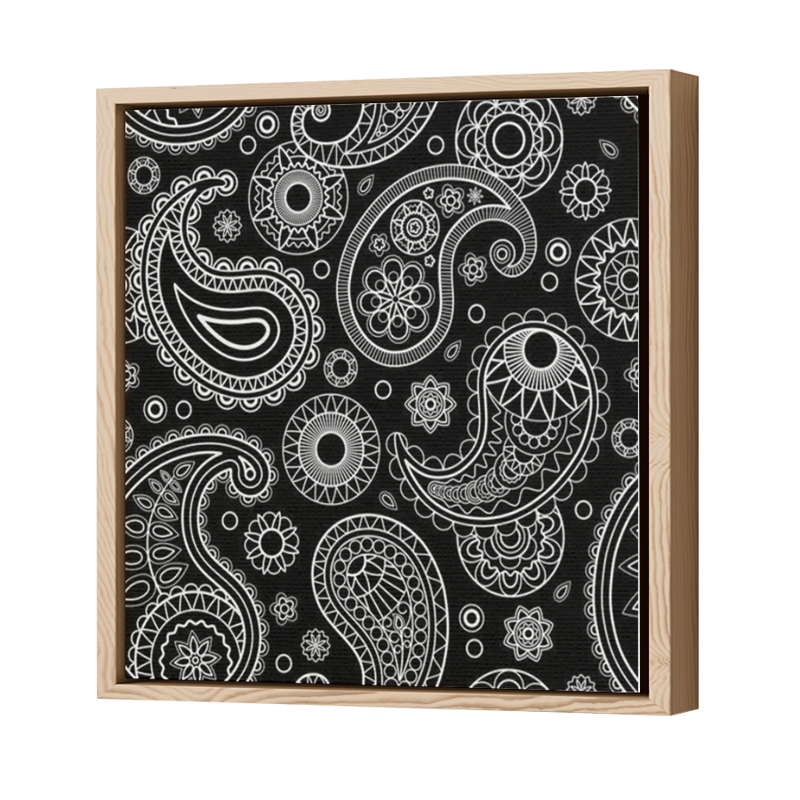 Thumbnail for Canvas - Wood Grain Floating Frame