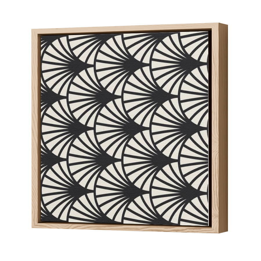 Thumbnail for Canvas - Wood Grain Floating Frame