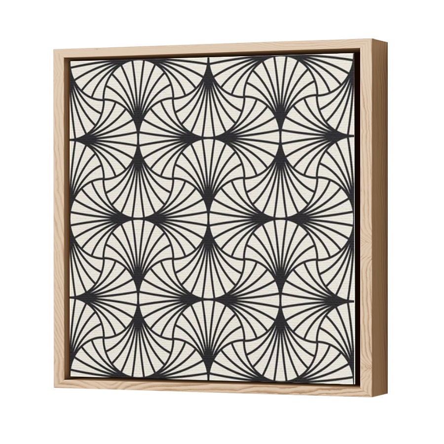 Thumbnail for Canvas - Wood Grain Floating Frame