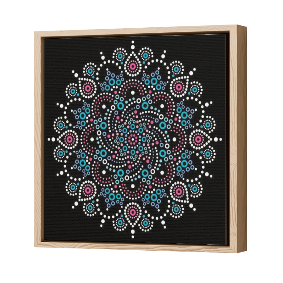 Thumbnail for Canvas - Wood Grain Floating Frame