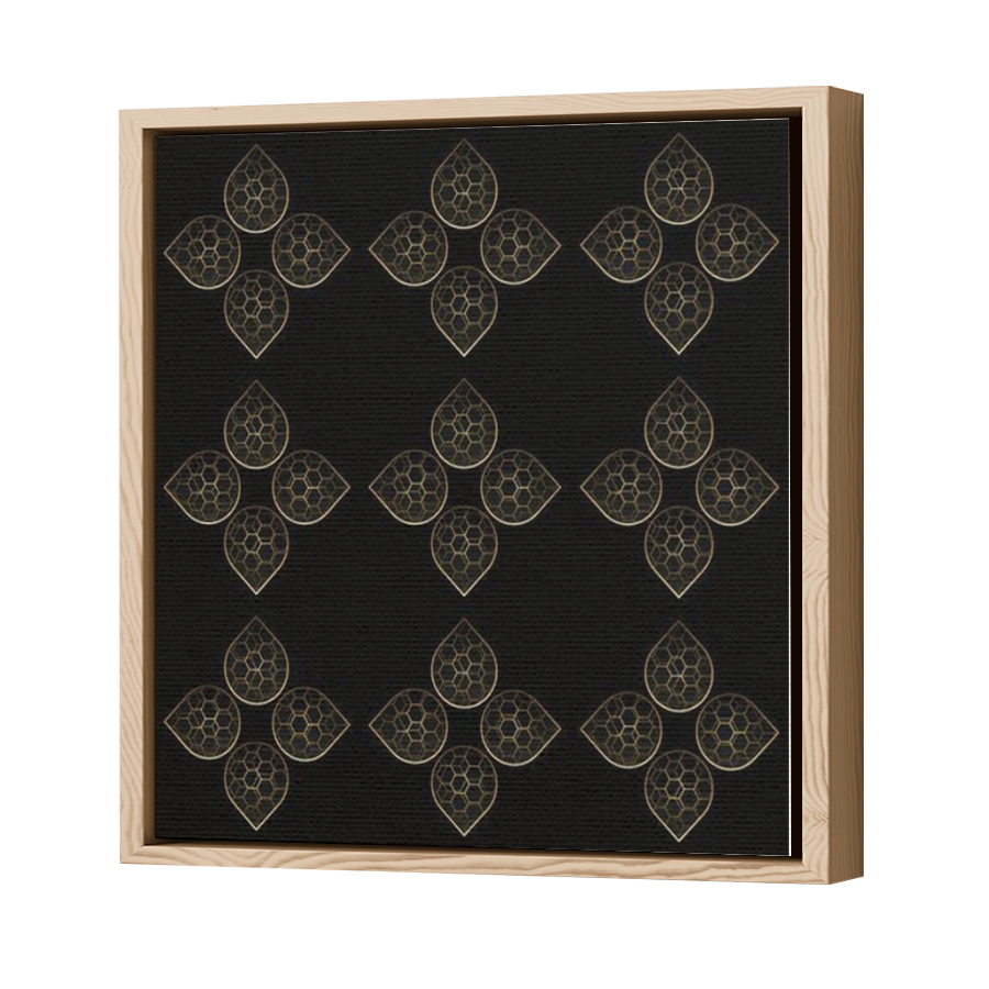 Thumbnail for Canvas - Wood Grain Floating Frame