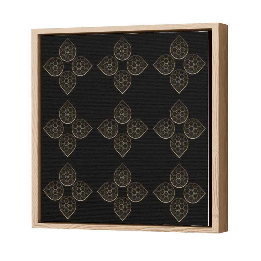 Thumbnail for Canvas - Wood Grain Floating Frame