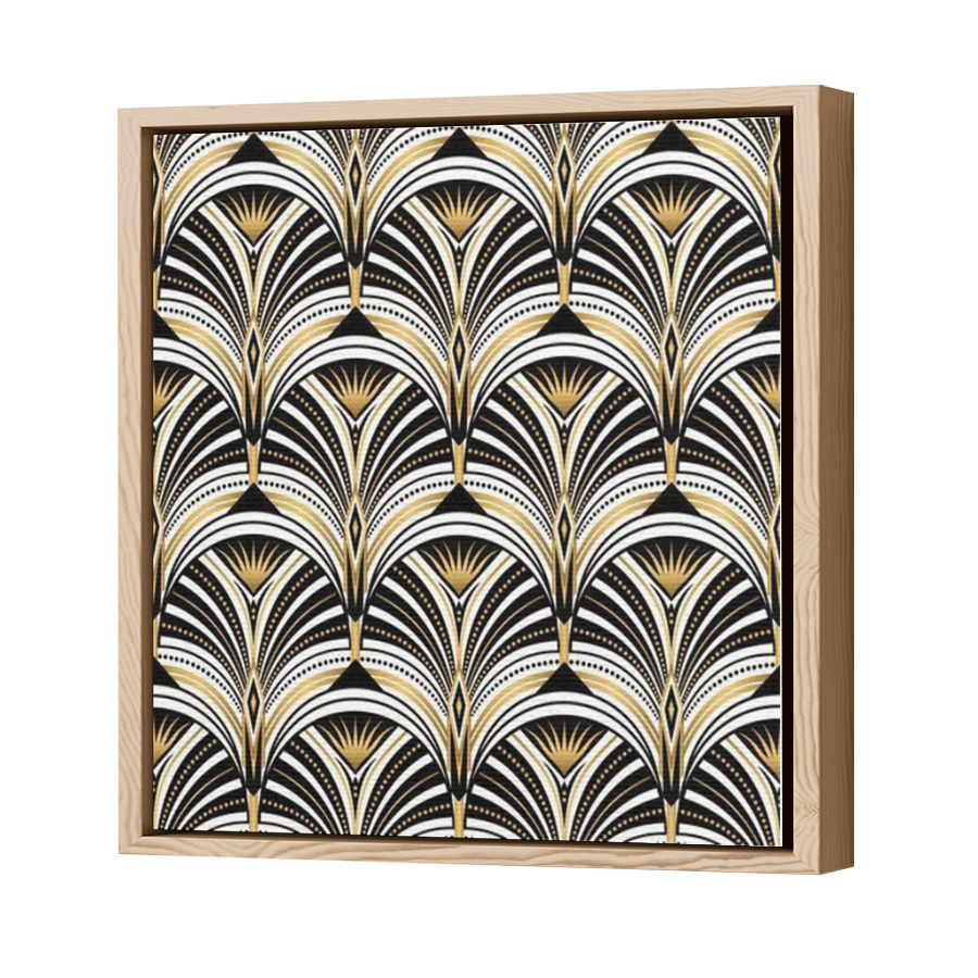 Thumbnail for Canvas - Wood Grain Floating Frame