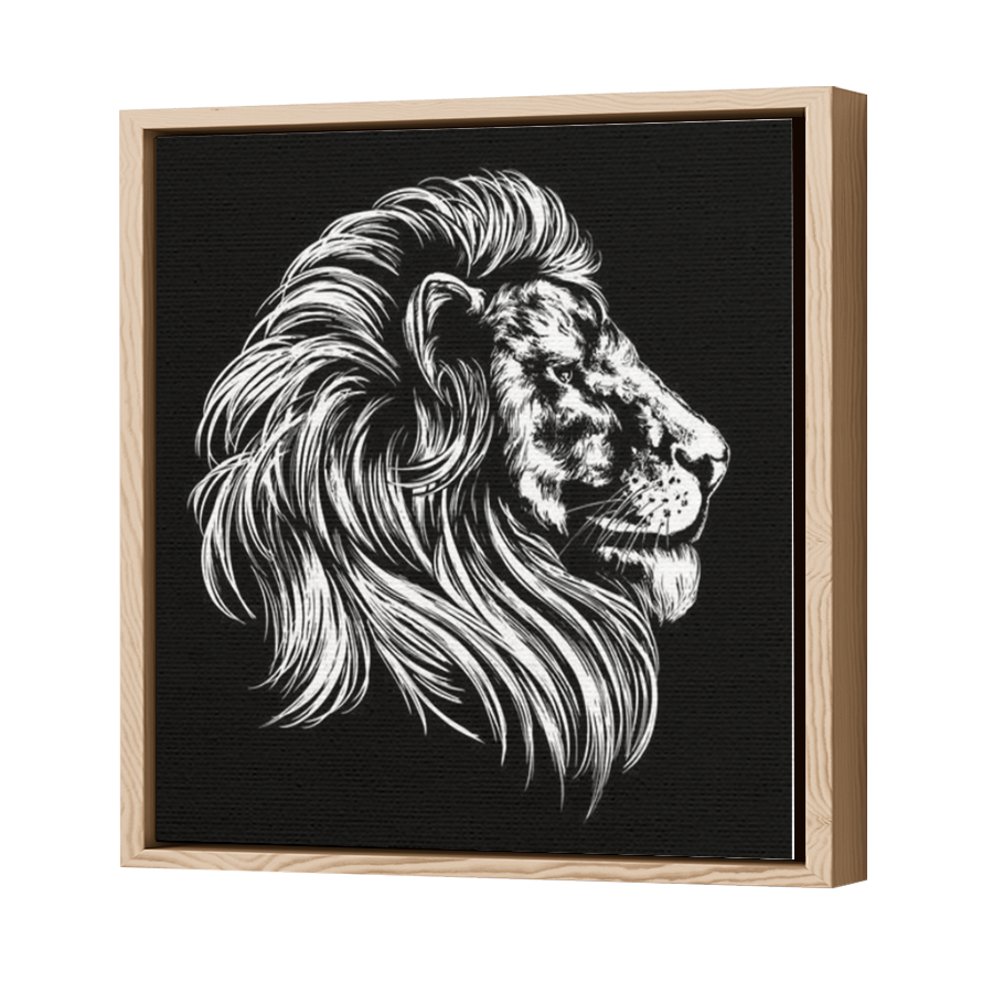 Thumbnail for Canvas - Wood Grain Floating Frame