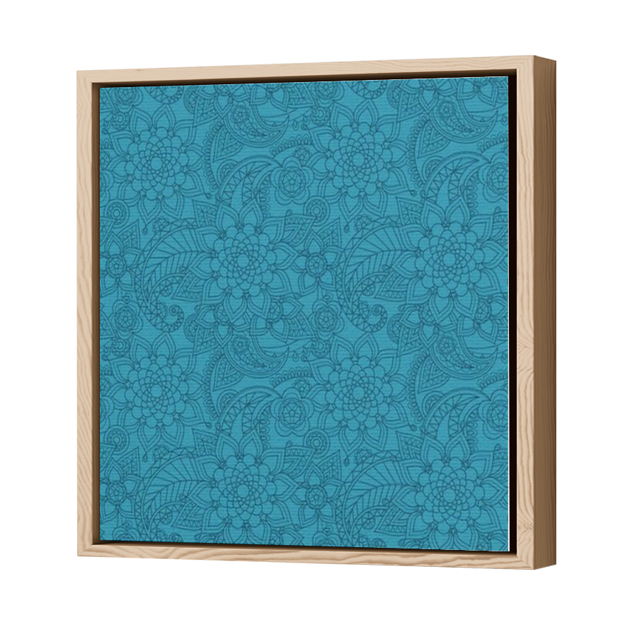 Thumbnail for Canvas - Wood Grain Floating Frame