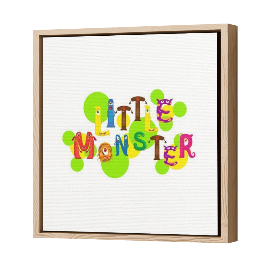 Thumbnail for Canvas - Wood Grain Floating Frame