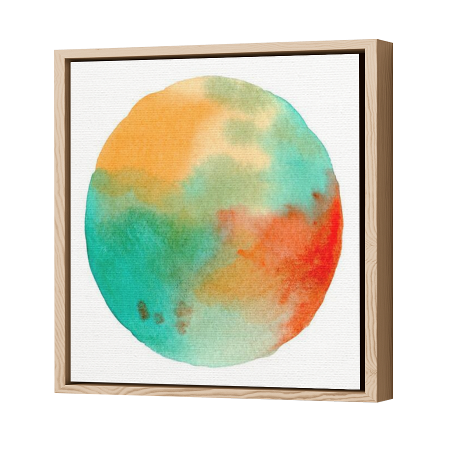 Thumbnail for Canvas - Wood Grain Floating Frame