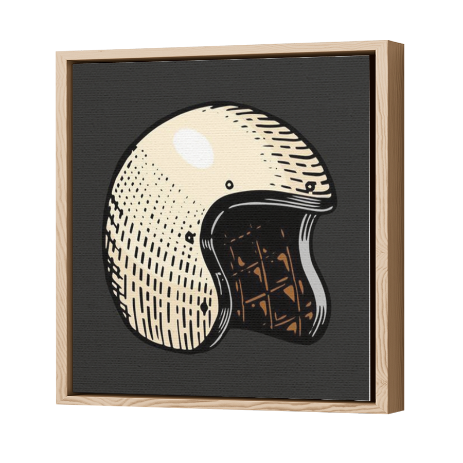 Thumbnail for Canvas - Wood Grain Floating Frame