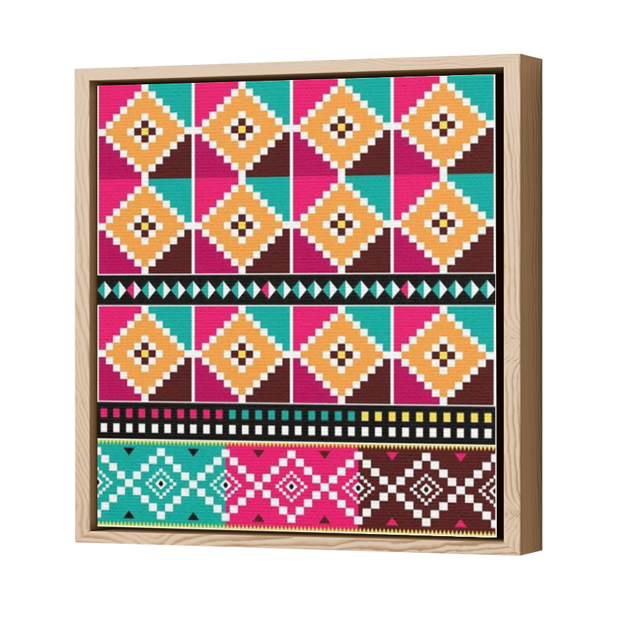 Thumbnail for Canvas - Wood Grain Floating Frame