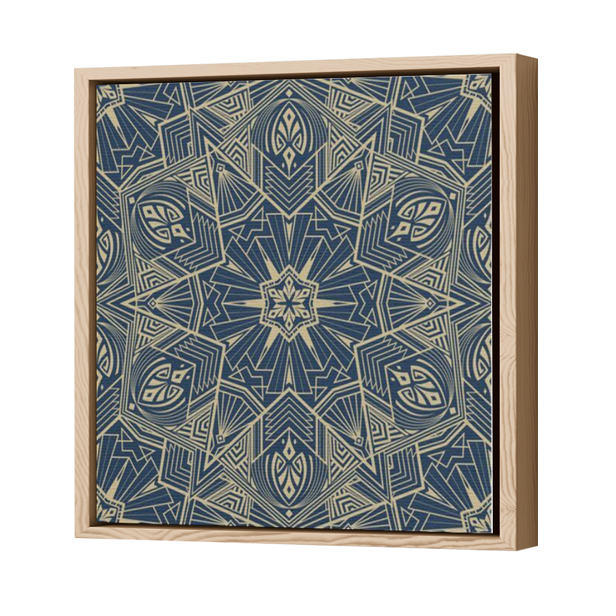 Thumbnail for Canvas - Wood Grain Floating Frame