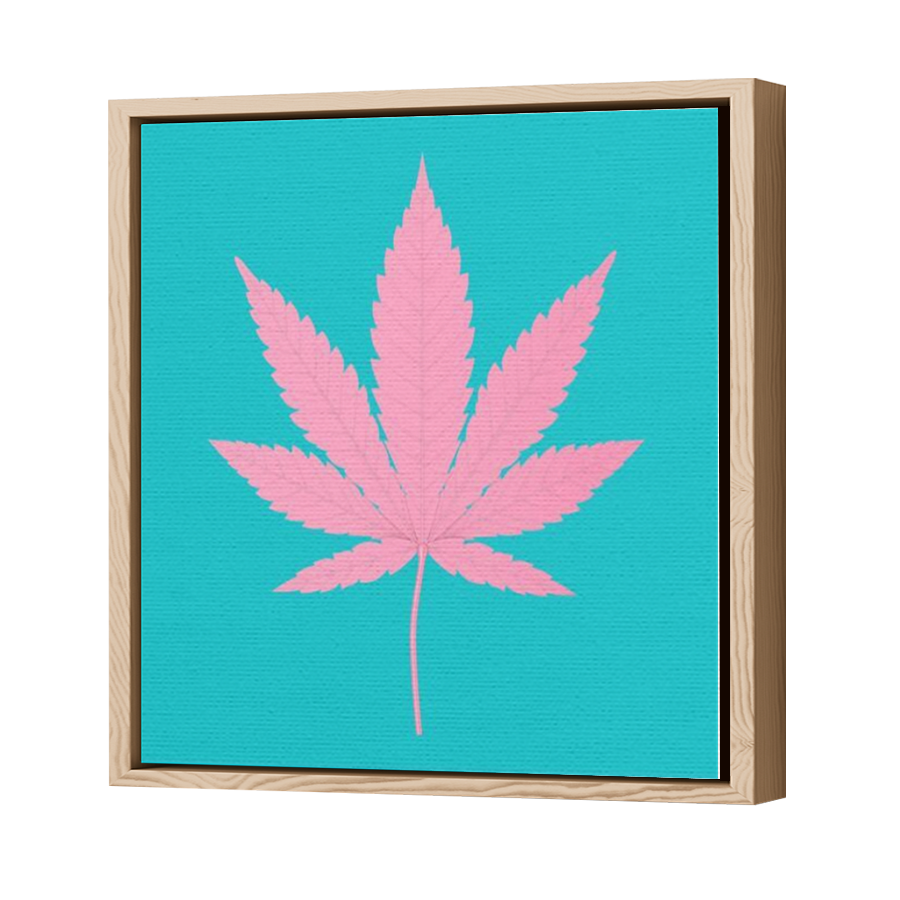 Thumbnail for Canvas - Wood Grain Floating Frame
