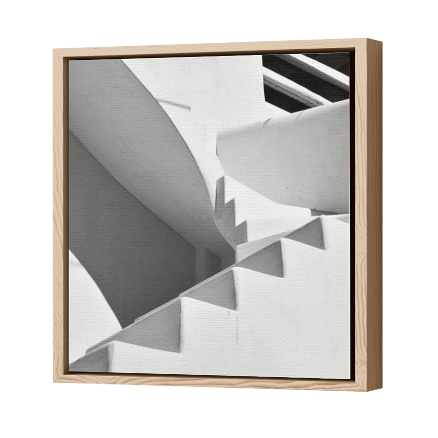Thumbnail for Canvas - Wood Grain Floating Frame