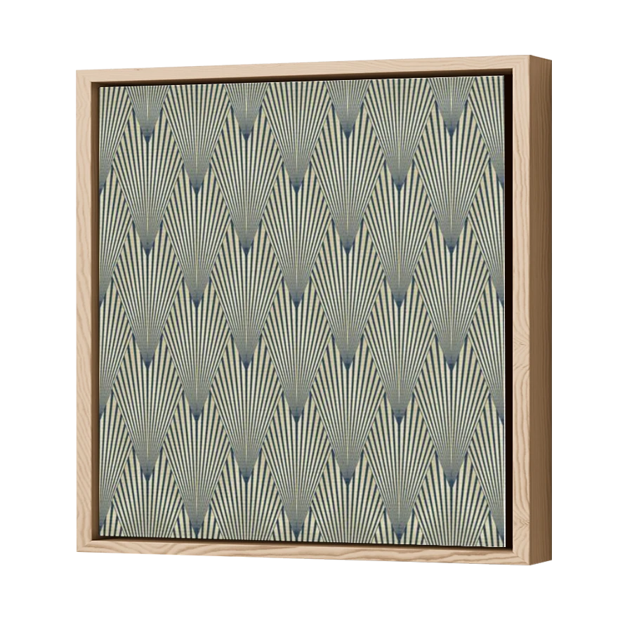 Thumbnail for Canvas - Wood Grain Floating Frame
