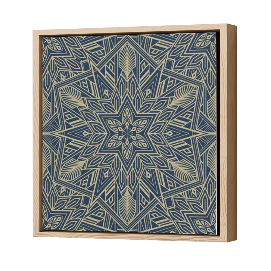 Thumbnail for Canvas - Wood Grain Floating Frame