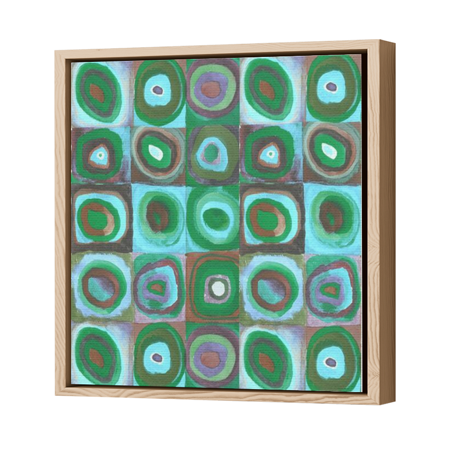 Thumbnail for Canvas - Wood Grain Floating Frame