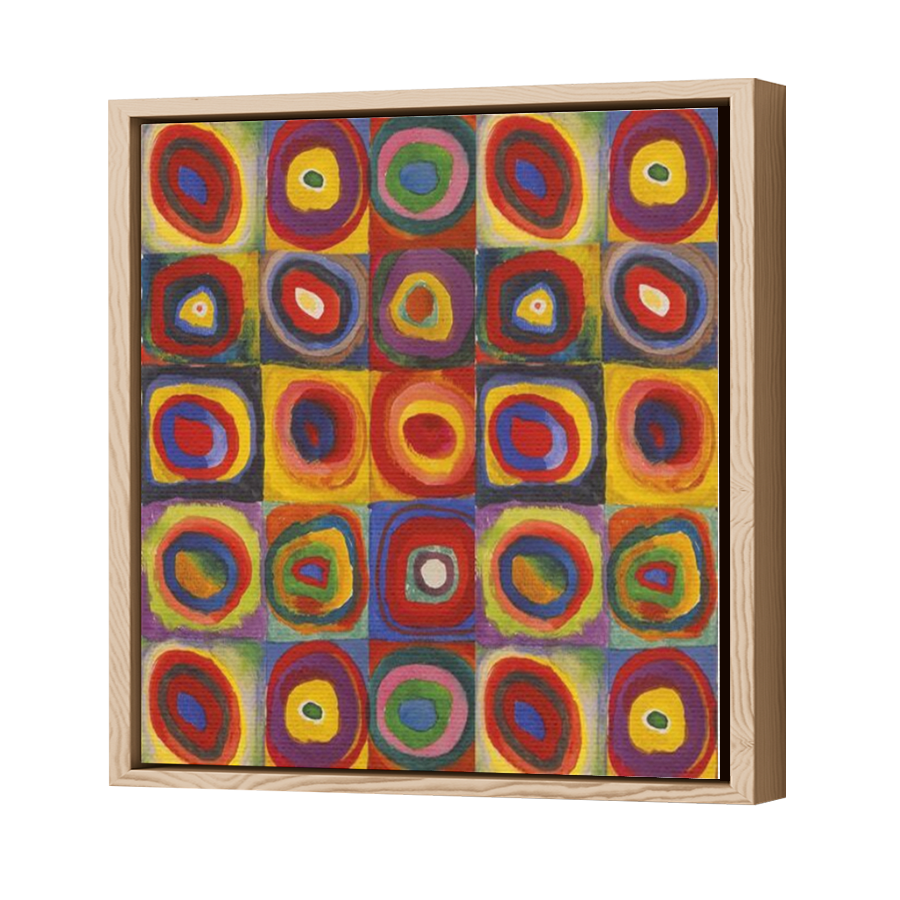 Thumbnail for Canvas - Wood Grain Floating Frame