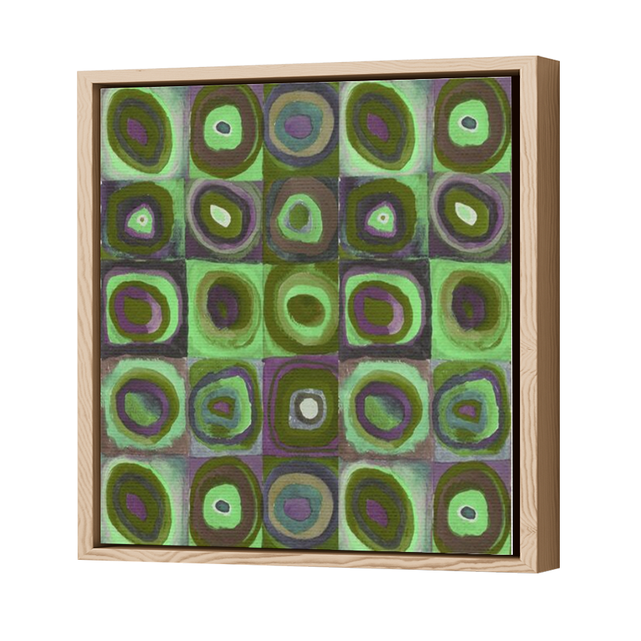 Thumbnail for Canvas - Wood Grain Floating Frame