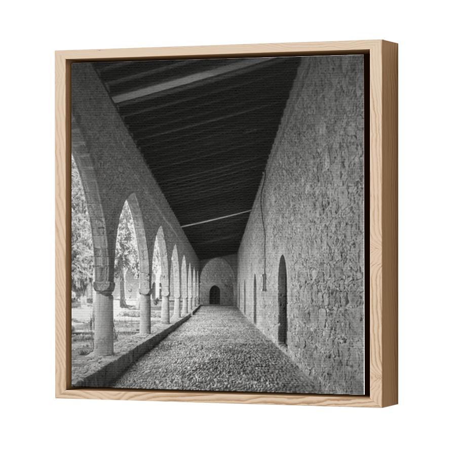 Thumbnail for Canvas - Wood Grain Floating Frame