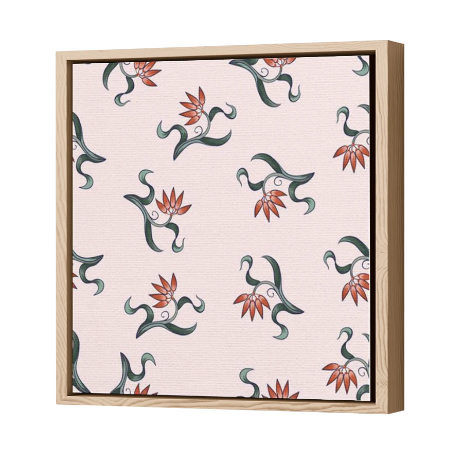 Thumbnail for Canvas - Wood Grain Floating Frame