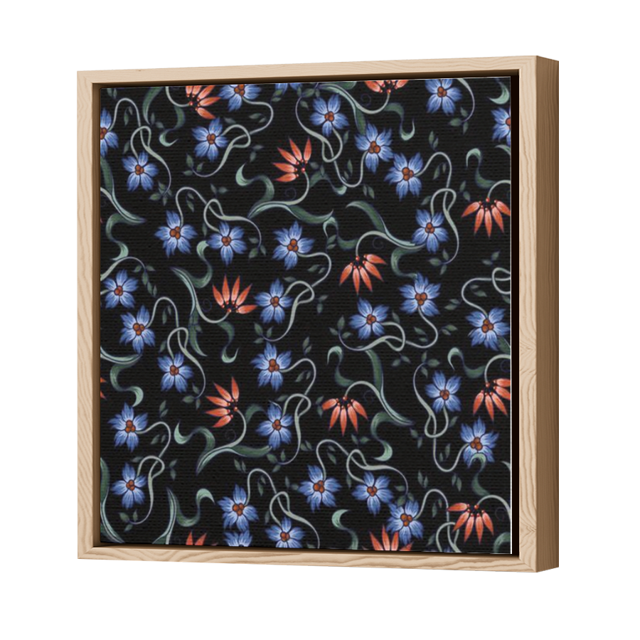 Thumbnail for Canvas - Wood Grain Floating Frame