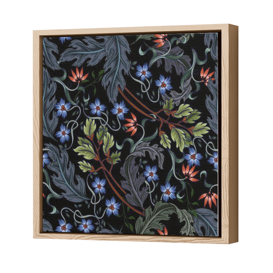 Thumbnail for Canvas - Wood Grain Floating Frame