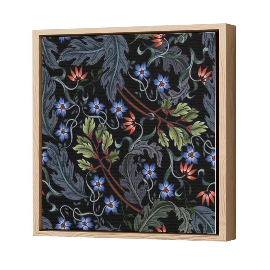 Thumbnail for Canvas - Wood Grain Floating Frame