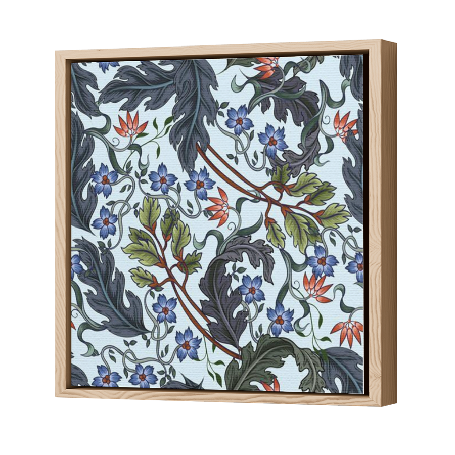 Thumbnail for Canvas - Wood Grain Floating Frame