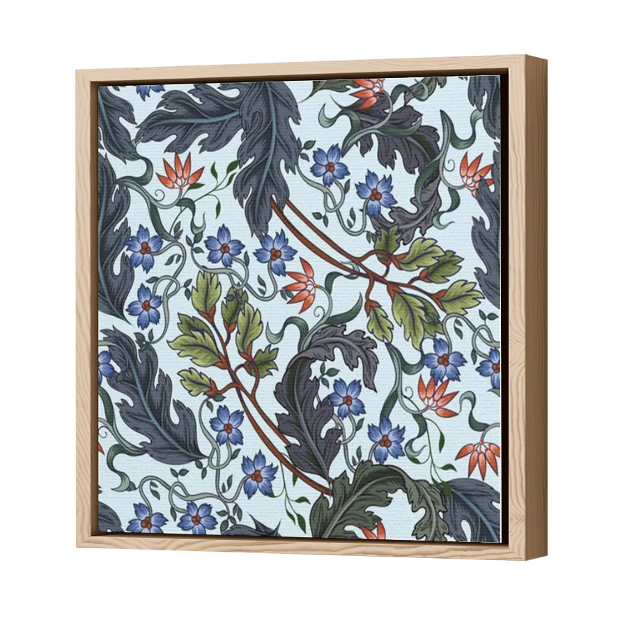 Thumbnail for Canvas - Wood Grain Floating Frame