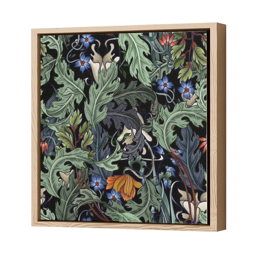Thumbnail for Canvas - Wood Grain Floating Frame