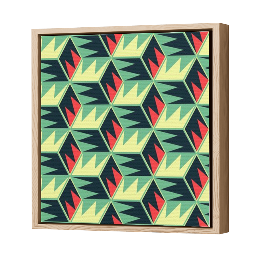 Thumbnail for Canvas - Wood Grain Floating Frame