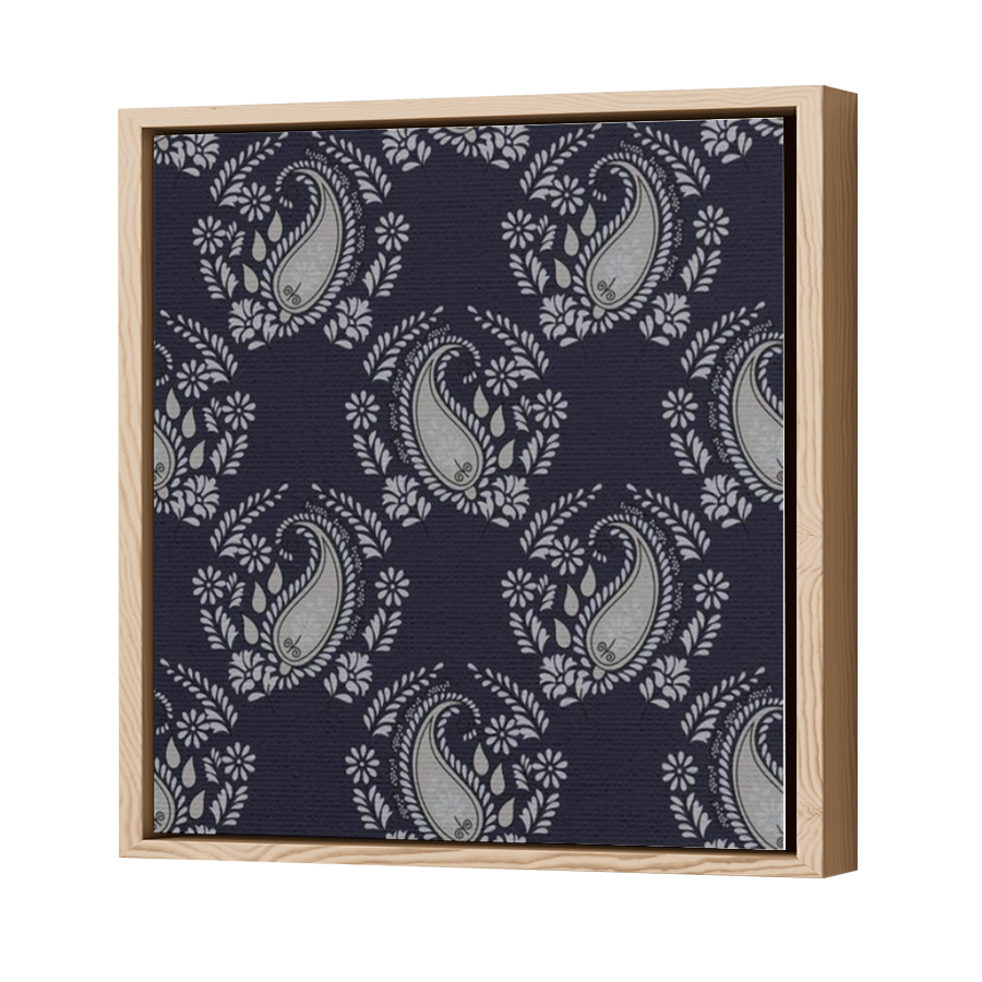 Thumbnail for Canvas - Wood Grain Floating Frame