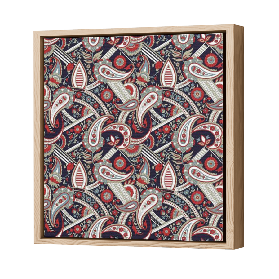 Thumbnail for Canvas - Wood Grain Floating Frame