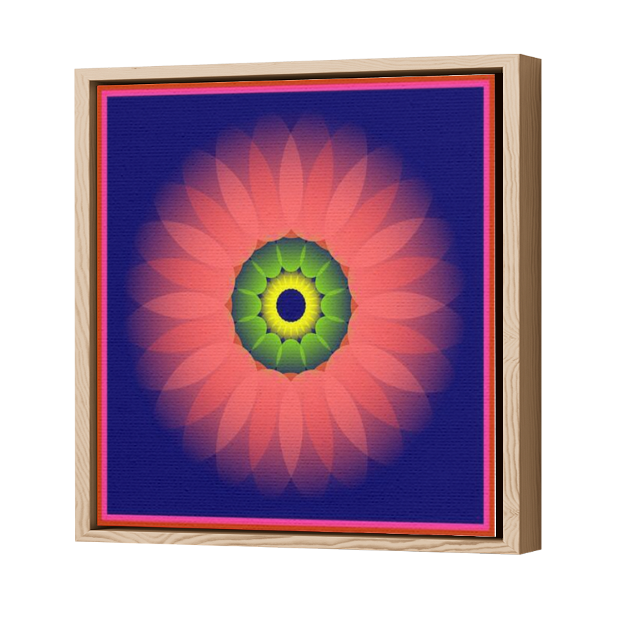 Thumbnail for Canvas - Wood Grain Floating Frame