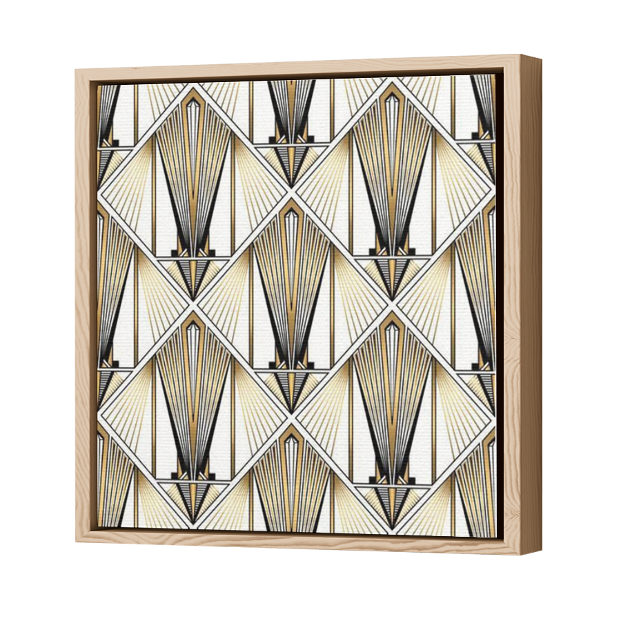 Thumbnail for Canvas - Wood Grain Floating Frame