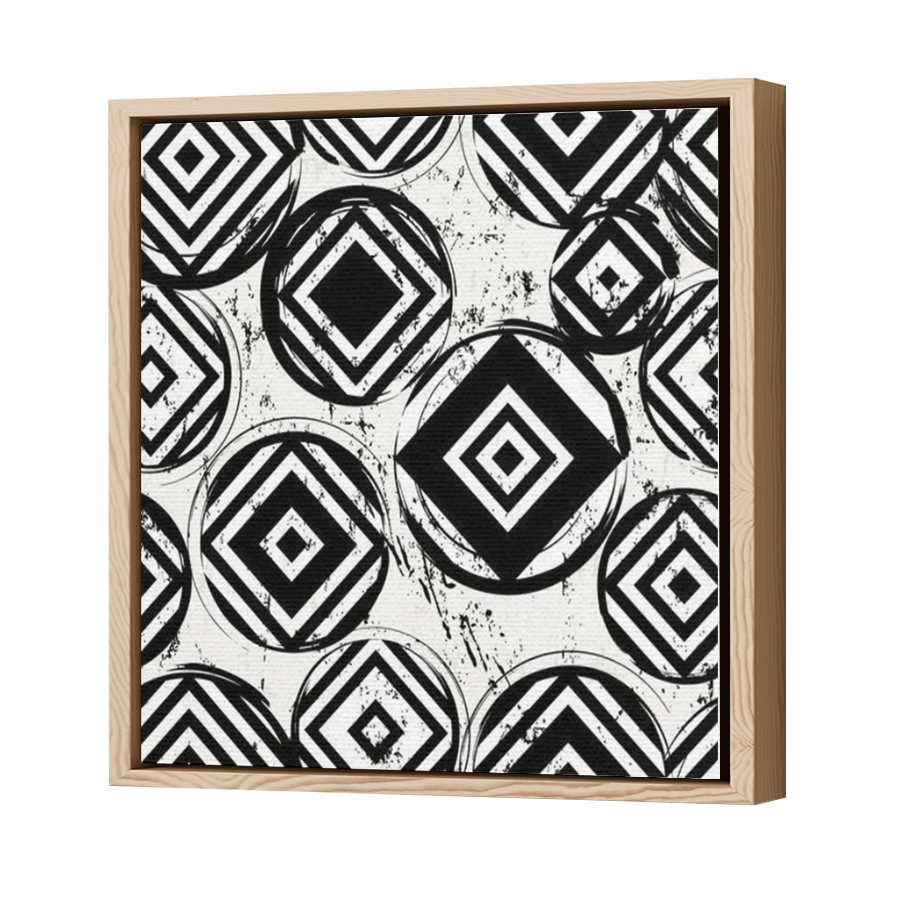 Thumbnail for Canvas - Wood Grain Floating Frame