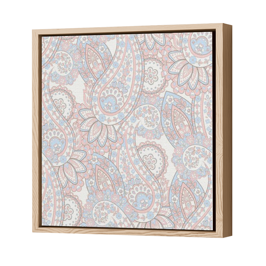 Thumbnail for Canvas - Wood Grain Floating Frame