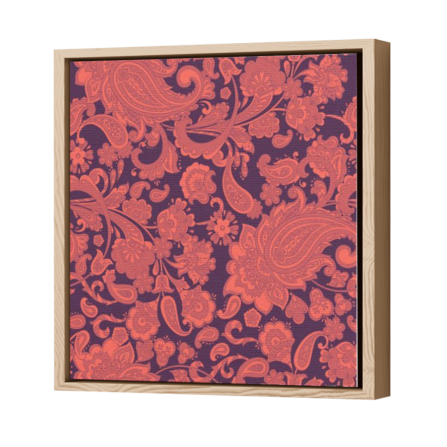 Thumbnail for Canvas - Wood Grain Floating Frame