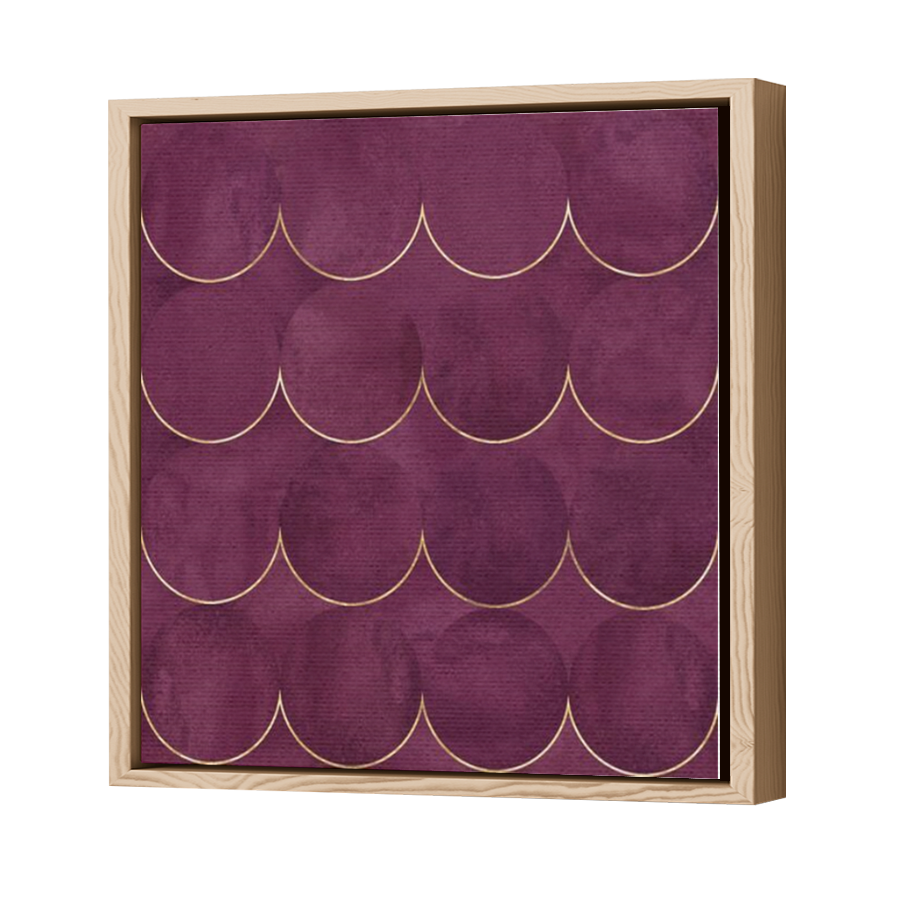 Thumbnail for Canvas - Wood Grain Floating Frame