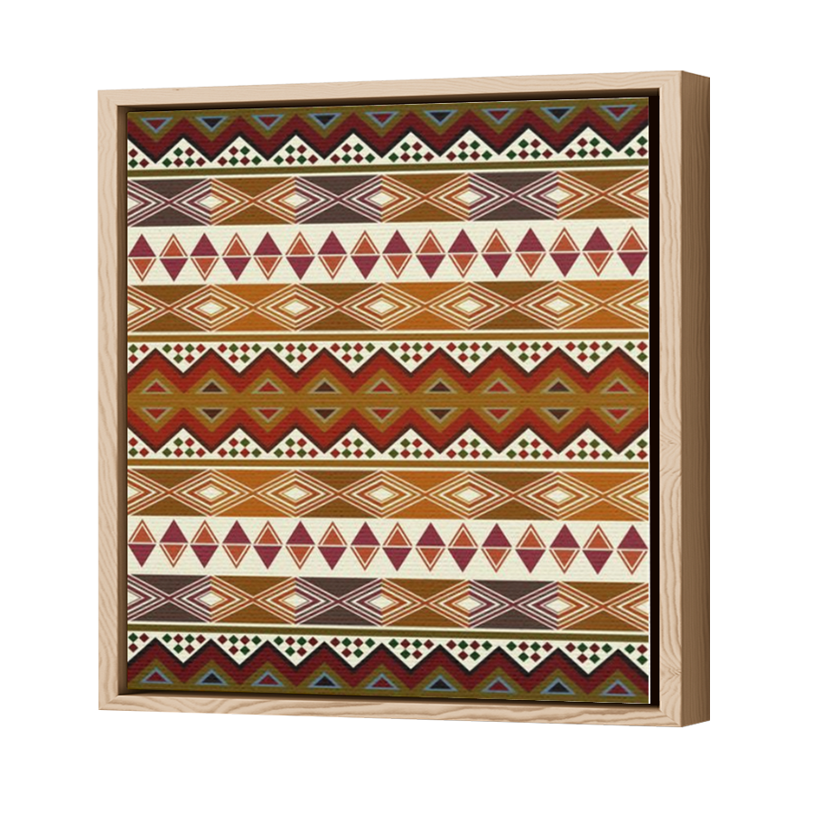 Thumbnail for Canvas - Wood Grain Floating Frame