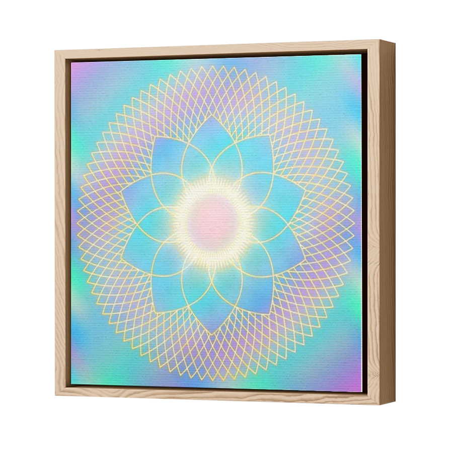 Thumbnail for Canvas - Wood Grain Floating Frame