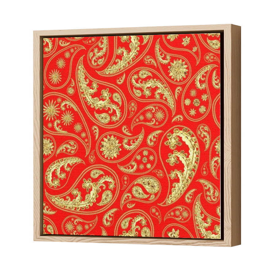 Thumbnail for Canvas - Wood Grain Floating Frame