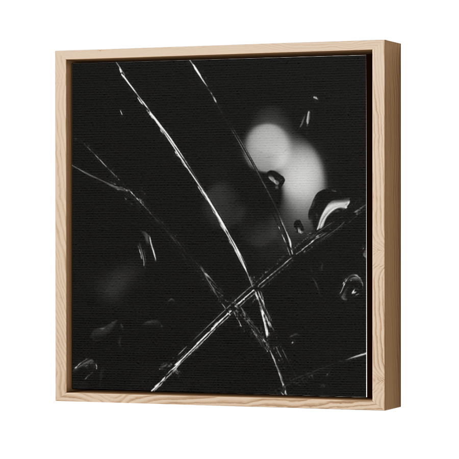 Thumbnail for Canvas - Wood Grain Floating Frame