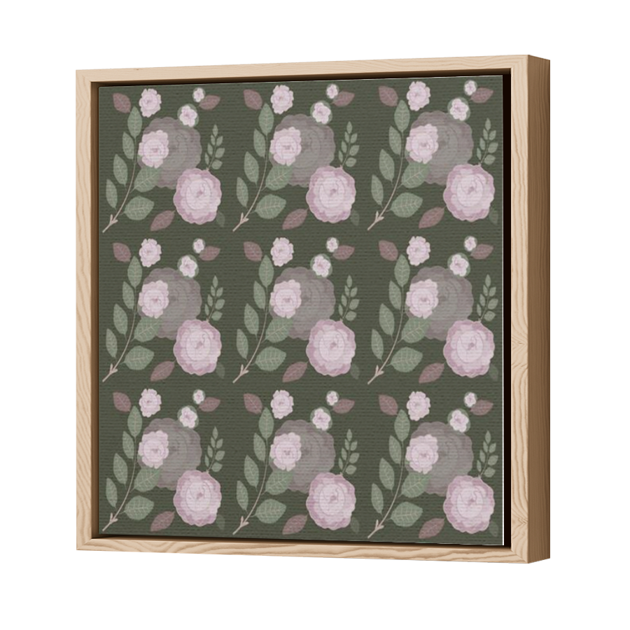 Thumbnail for Canvas - Wood Grain Floating Frame