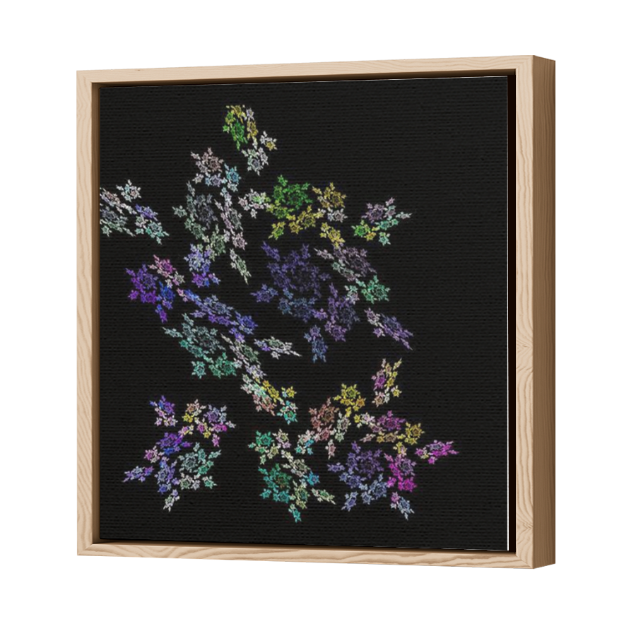 Thumbnail for Canvas - Wood Grain Floating Frame