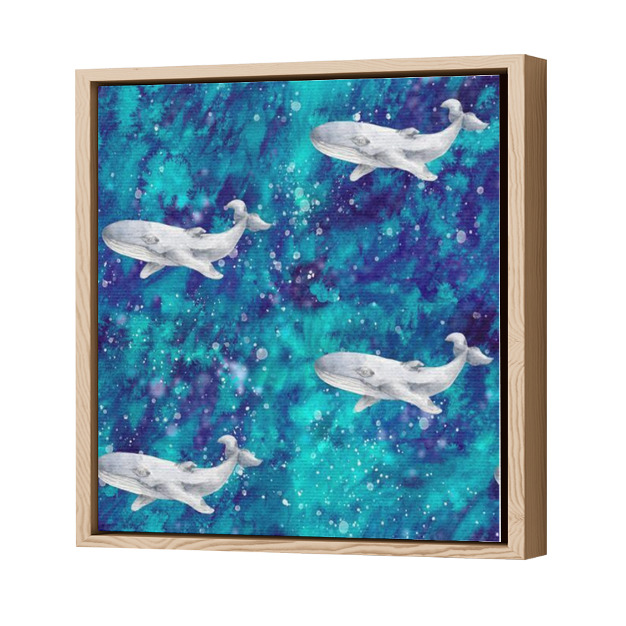 Thumbnail for Canvas - Wood Grain Floating Frame