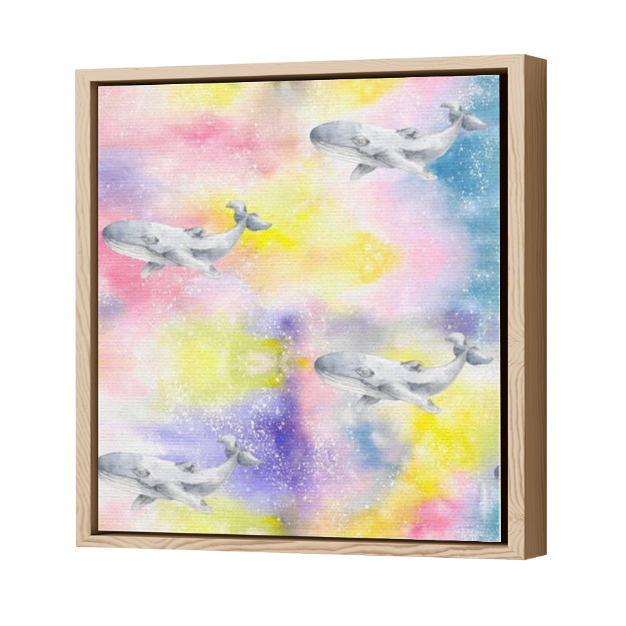Thumbnail for Canvas - Wood Grain Floating Frame