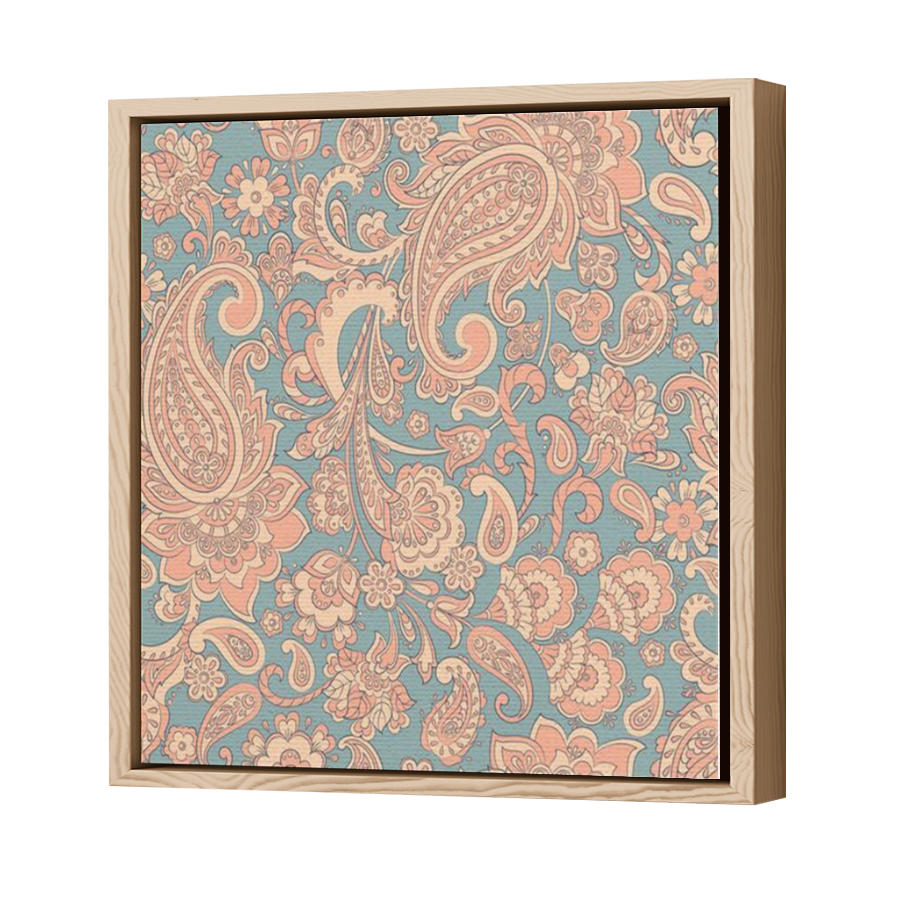 Thumbnail for Canvas - Wood Grain Floating Frame